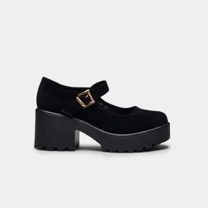 Koi footwear TIRA Black Mary Janes ‘Suede Edition’ UK size 10